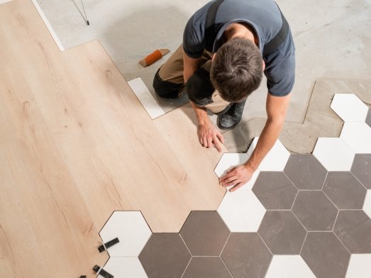 Flooring installation services in Conroe, TX
