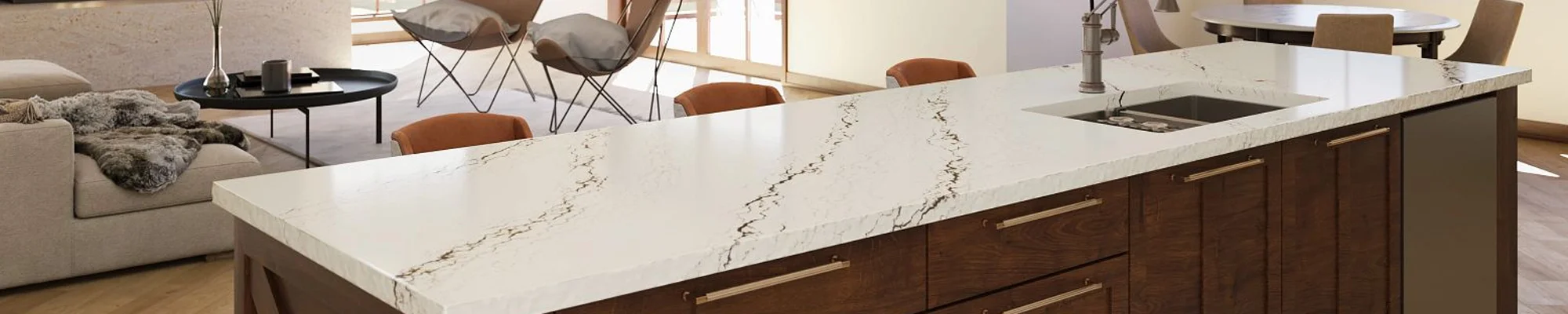 Cabinets and countertops provided by Floor Xpo in Conroe, TX