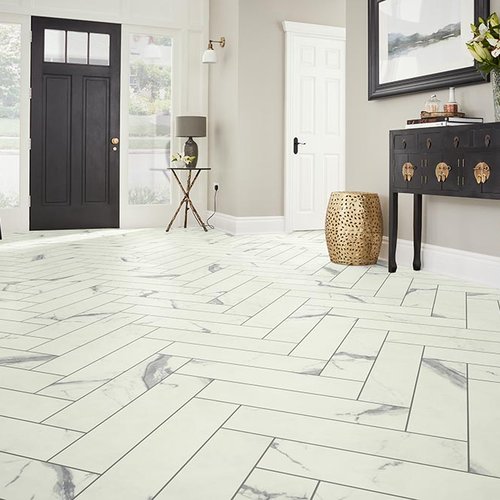 Entry Foyer Luxury Vinyl Tile Herringbone LVT from Floor Xpo in Galvaston, TX